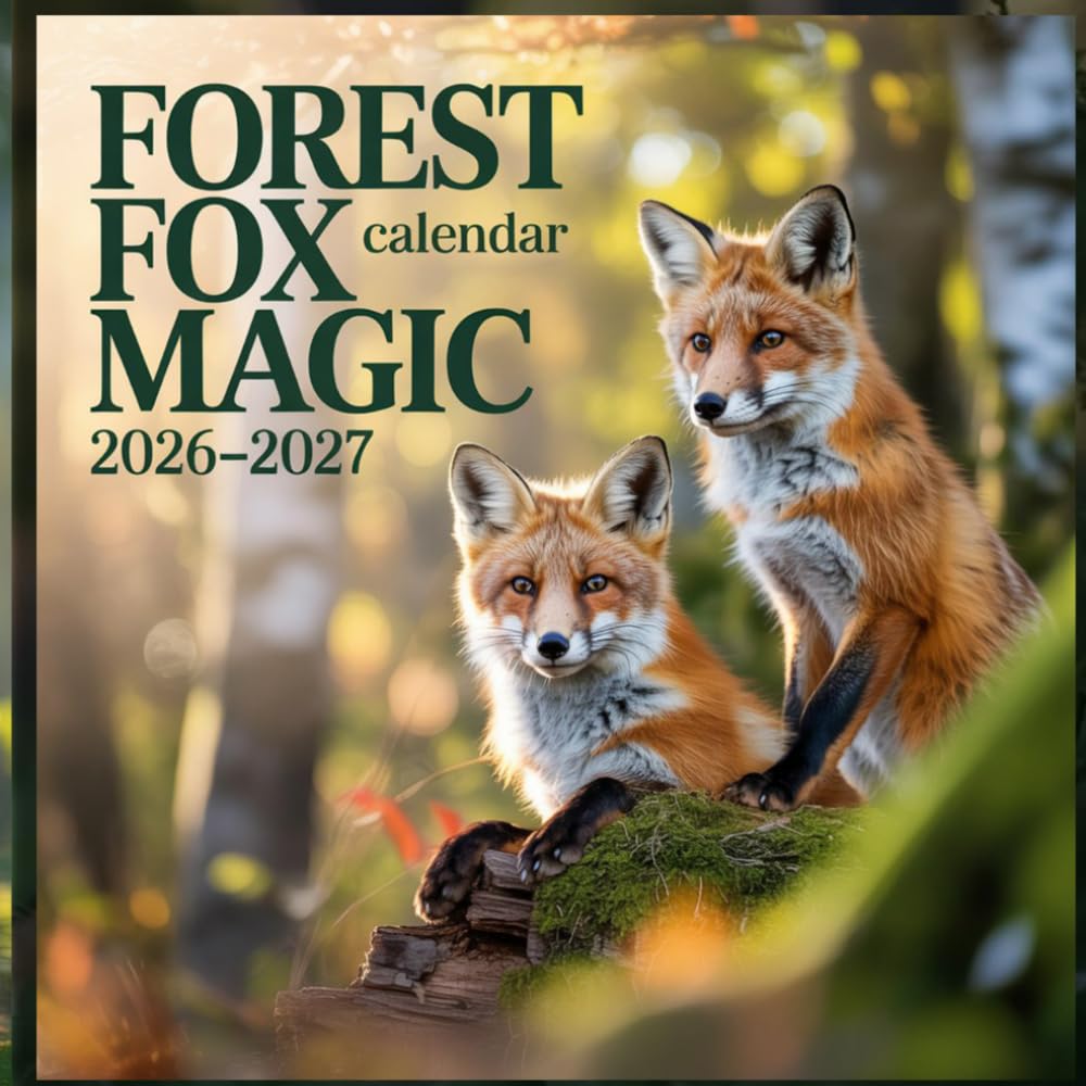 Forest Fox Magic calendar 2026 2027: A Whimsical Photographic Celebration of Enchanting Forest Foxes, Misty Woodland Paths, Golden Light, and the Quiet Magic of Nature’s Clever Wanderers baixar livro de graça