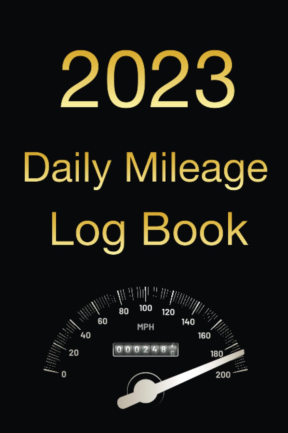 ler totalmente Daily Mileage Log Book 2023: Dated | January 2023-December 2023 | Two days page with countdown date, month tabs, holidays | Auto mileage tracker | For... or proof of business tax deduction | Black