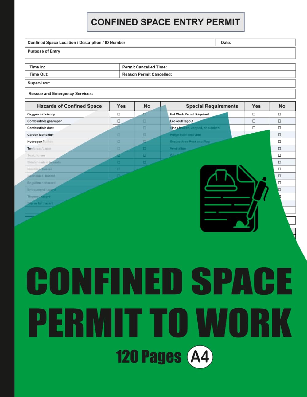 Confined Space Permit to Work: Track Entry Details, Risk Assessments & Control Measures baixar livro de graça