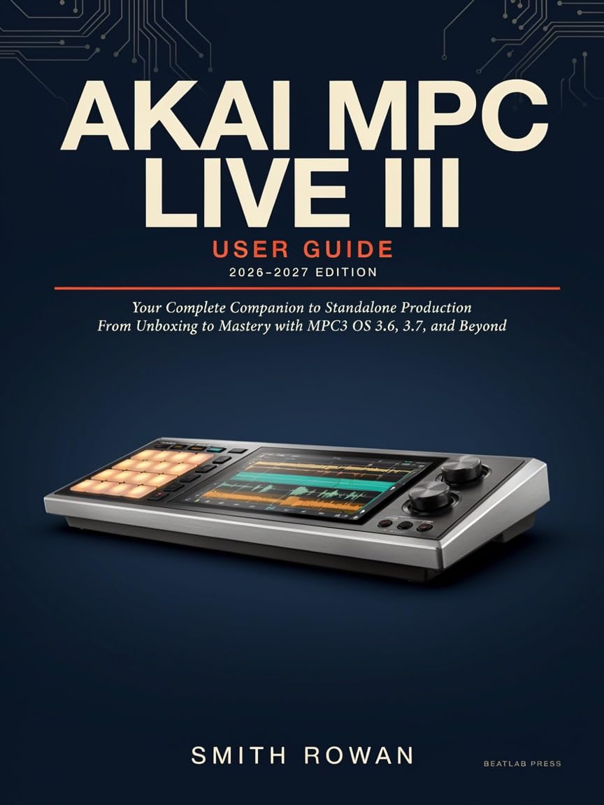 capítulo por capítulo baixar AKAI MPC LIVE III USER GUIDE 2026-2027: Your Complete Companion to Standalone Production – From Unboxing to Mastery with MPC3 OS 3.6, 3.7, and Beyond (English Edition)