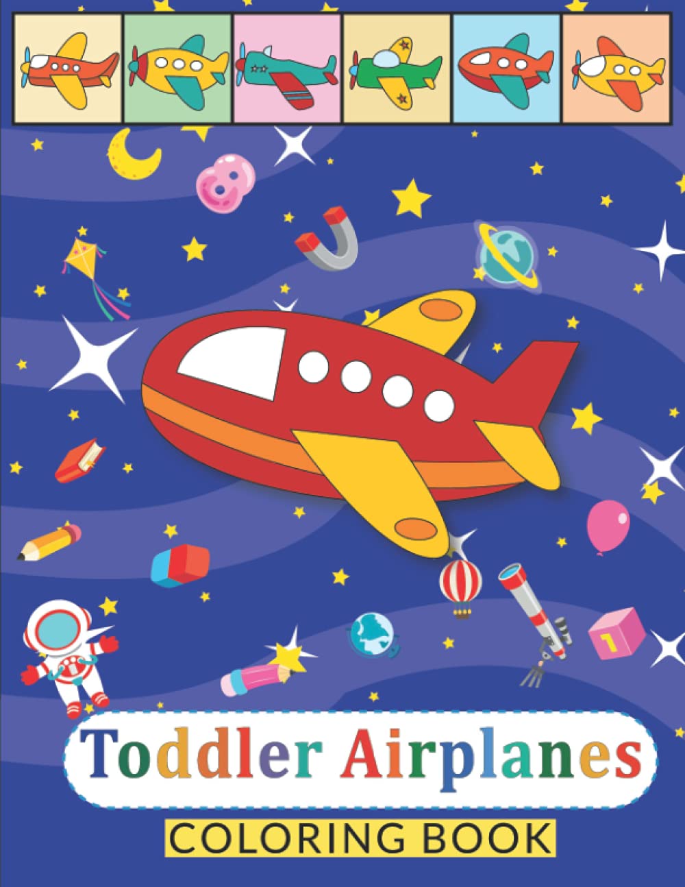 Toddler Airplanes Coloring Book: A toddlers cute plane coloring book baixar o livro de graça