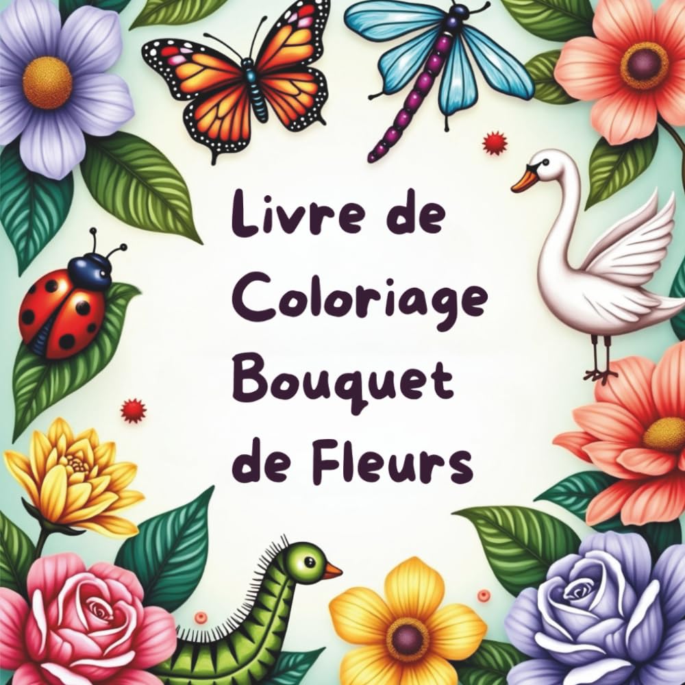 Livre de Coloriage Bouquet de Fleurs,Illustrations Élégantes et Relaxantes pour Adultes (French Edition) baixar livro de graça