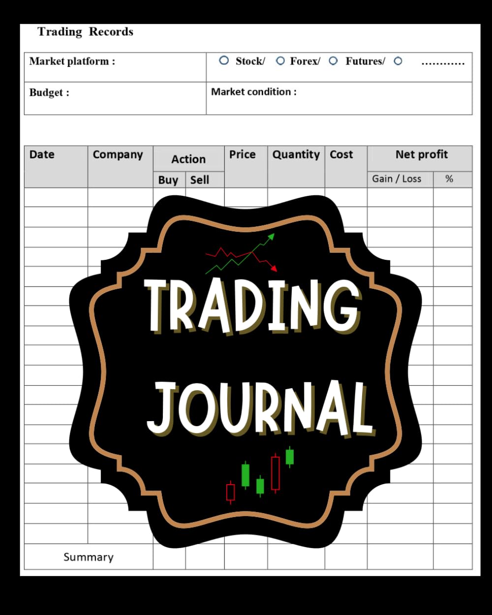 Trading Journal: Trading Log Book for Organised Traders baixar o livro de graça