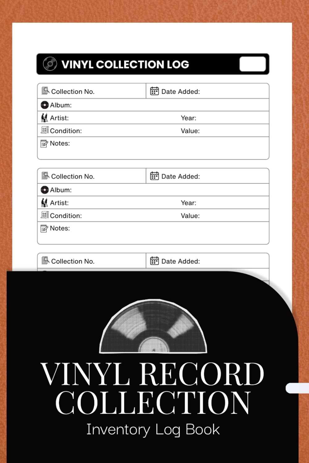 Vinyl Record Collection Inventory Log Book: Organize Albums, Track Records & Catalog Music Collection with Ease baixar o livro de graça