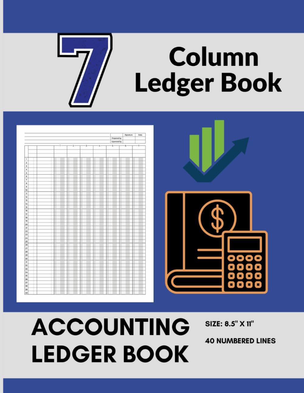 7 Column Ledger Book: Accounting Ledger Book/Seven Column Ledger Book/Columnar Pad Journal Notebook: Organize Your Finances Efficiently: Master Your... Maximize Your Savings/ 8.5" x 11", 120 Pages baixar o livro de graça