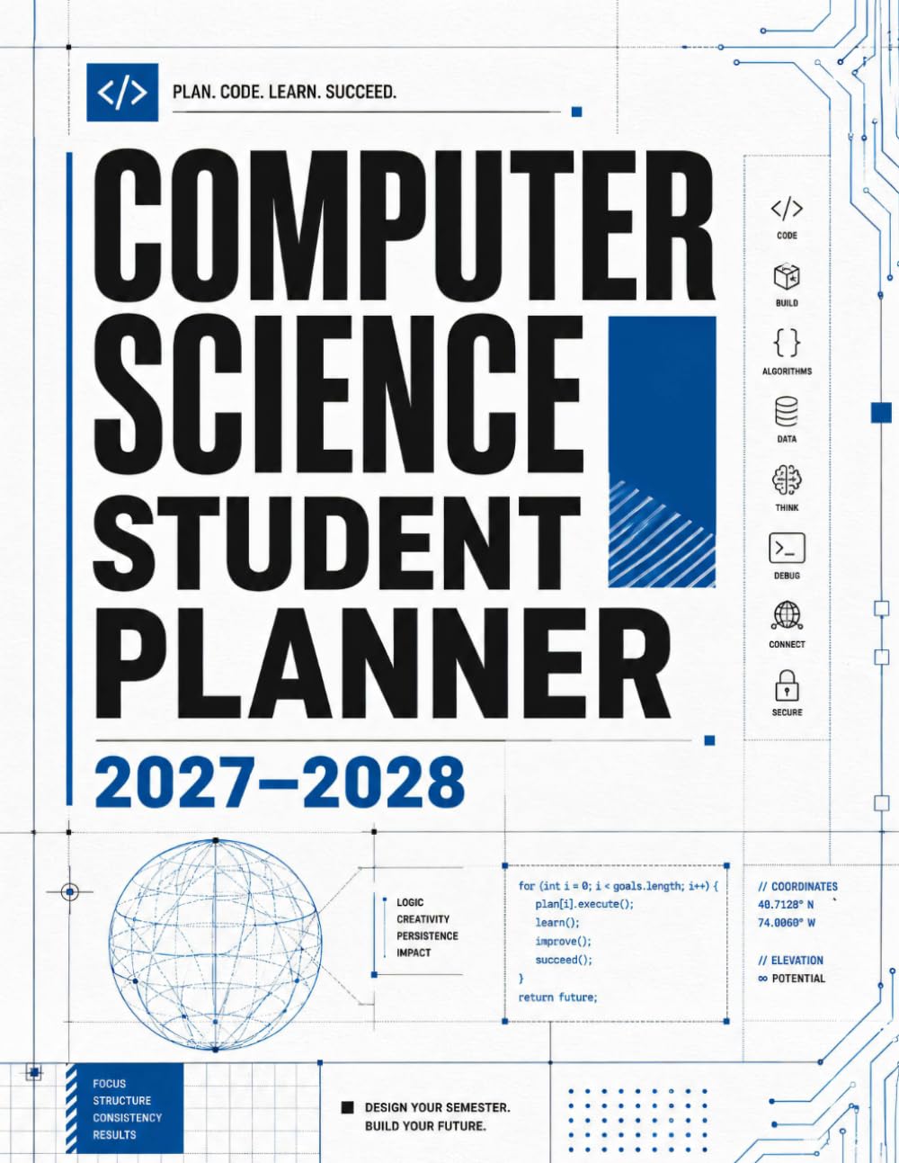 capítulo por capítulo baixar Computer Science Student Planner 2027–2028: Stay Organized, Plan Projects, Track Coursework, and Master Every Semester
