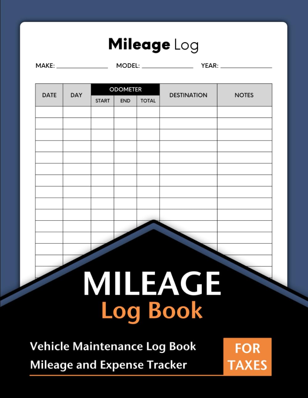 ler totalmente Mileage Log Book: Mileage Journal for Self-Employed and Small Business Owners – Track Vehicle Miles, Odometer Readings, and Automotive Expenses for Tax Deductions