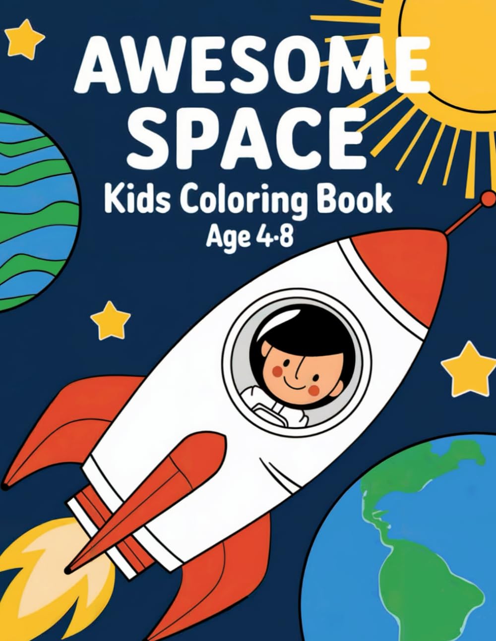 capítulo por capítulo baixar awesome space kids coloring book age 4-8: space coloring book kids, space coloring book for kids ages 4-8, Coloring book for kids page 54 size 8.5*11