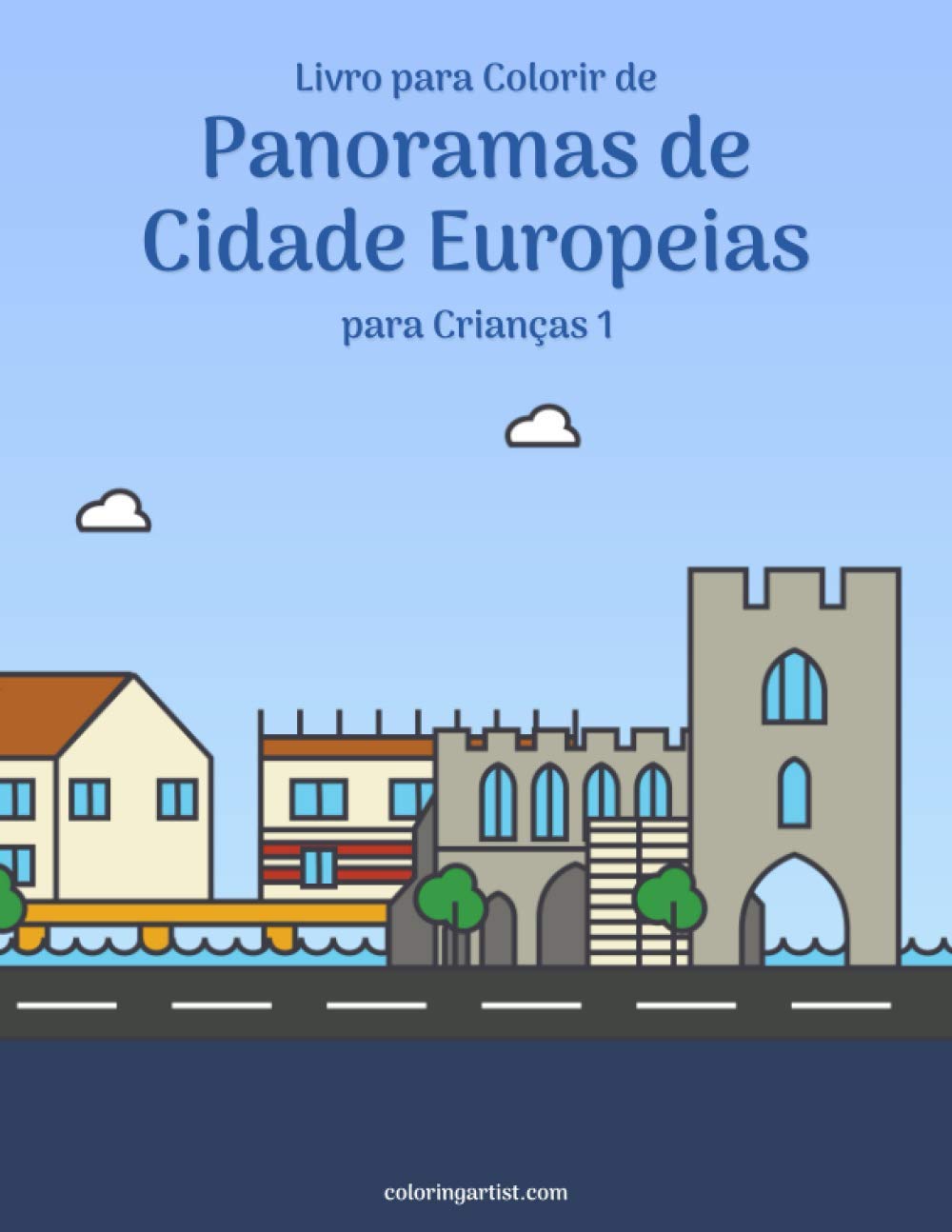 Livro para Colorir de Panoramas de Cidade Europeias para Crianças 1 baixar o livro de graça