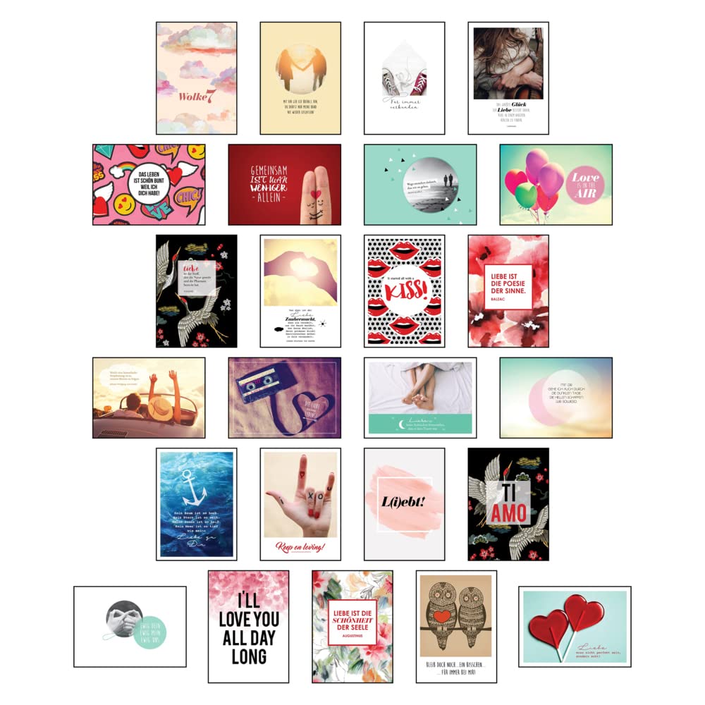 capítulo por capítulo baixar Postkarten Hochzeit - 25 Postkarten Liebe: Postkarten Set Liebe für die Hochzeit als liebevoll gestaltetes Hochzeitsgeschenk mit Sprüchen und Zitaten