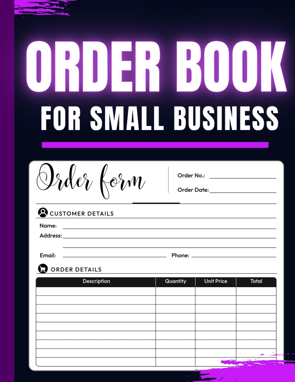 Order Book for Small Business: Customer Order & Sales Record Log for Retail Stores and Online Shops baixar livro de graça
