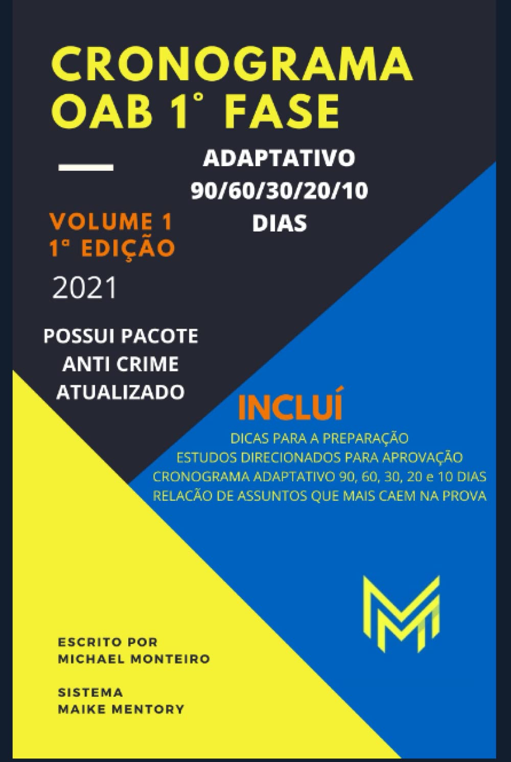CRONOGRAMA OAB 1ª FASE: ADAPTATIVO (Advocacia Ninja) (Portuguese Edition) baixar o livro de graça
