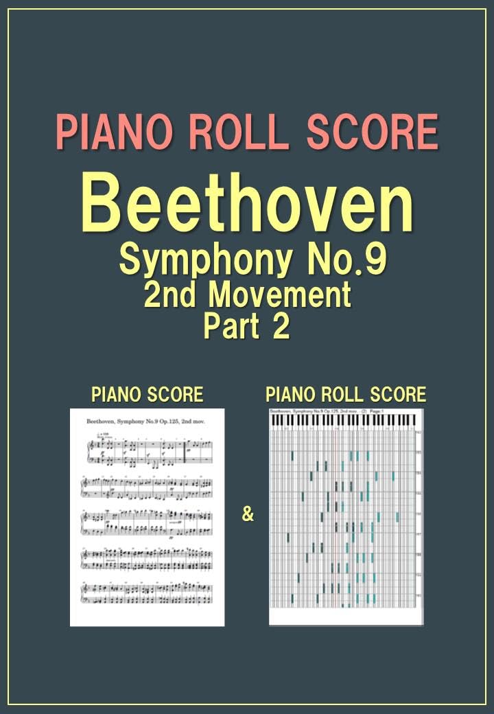 PIANO ROLL SCORE Beethoven, Symphony No.9, 2nd Movement, Part 2 (English Edition) baixar o livro de graça