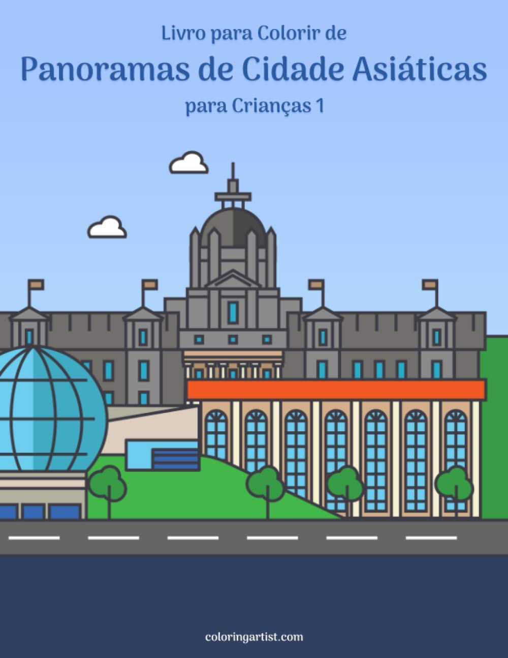 ler totalmente Livro para Colorir de Panoramas de Cidade Asiáticas para Crianças 1