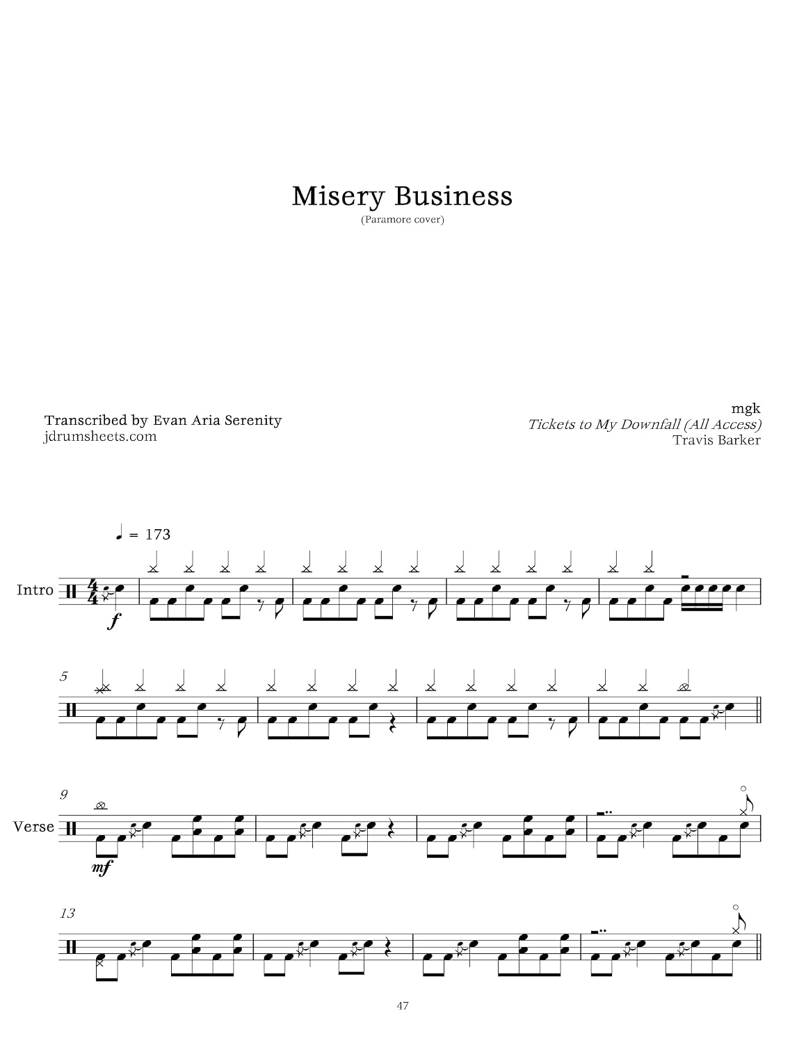 capítulo por capítulo baixar mgk (Machine Gun Kelly) - Misery Business: Drum Sheet Music (JDS: mgk (Machine Gun Kelly) Drum Sheet Music) (English Edition)