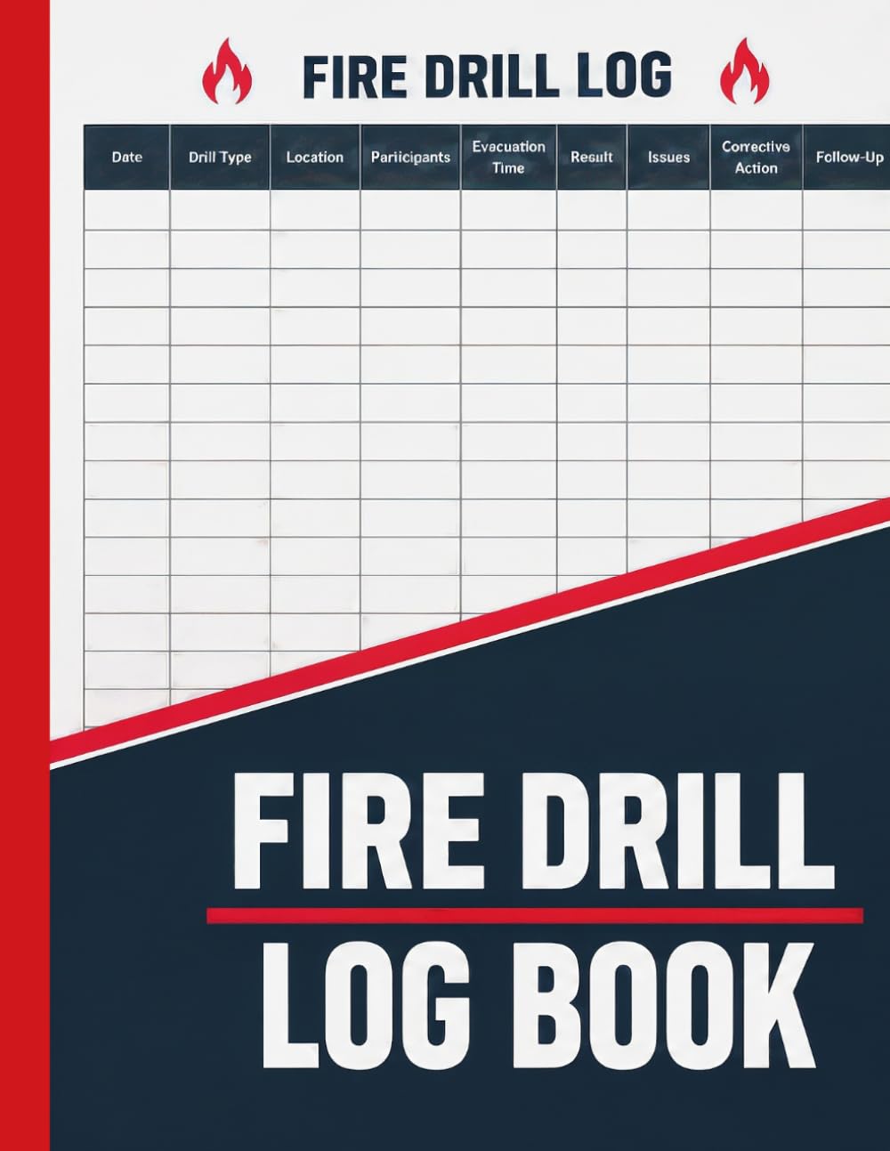 capítulo por capítulo baixar Fire Drill Log Book: Fire Drill Records, Evacuation Times, Safety Inspections, Corrective Actions & Emergency Preparedness Tracking
