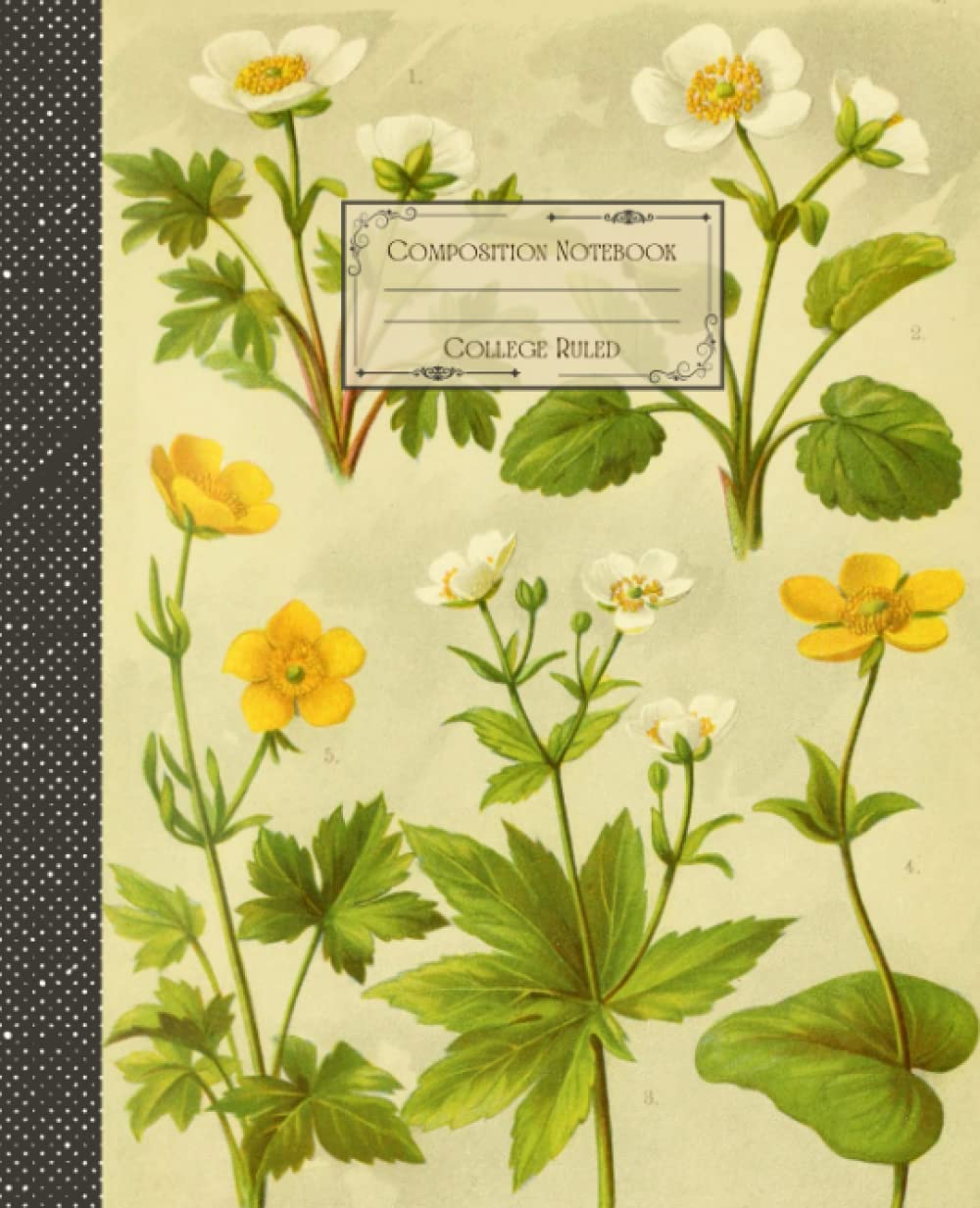Vintage Botanical Floral Composition Notebook College Ruled: Antique Botanical Floral Illustration | Classic Composition Notebook for Writing and... for College Students, School and Work. baixar o livro de graça