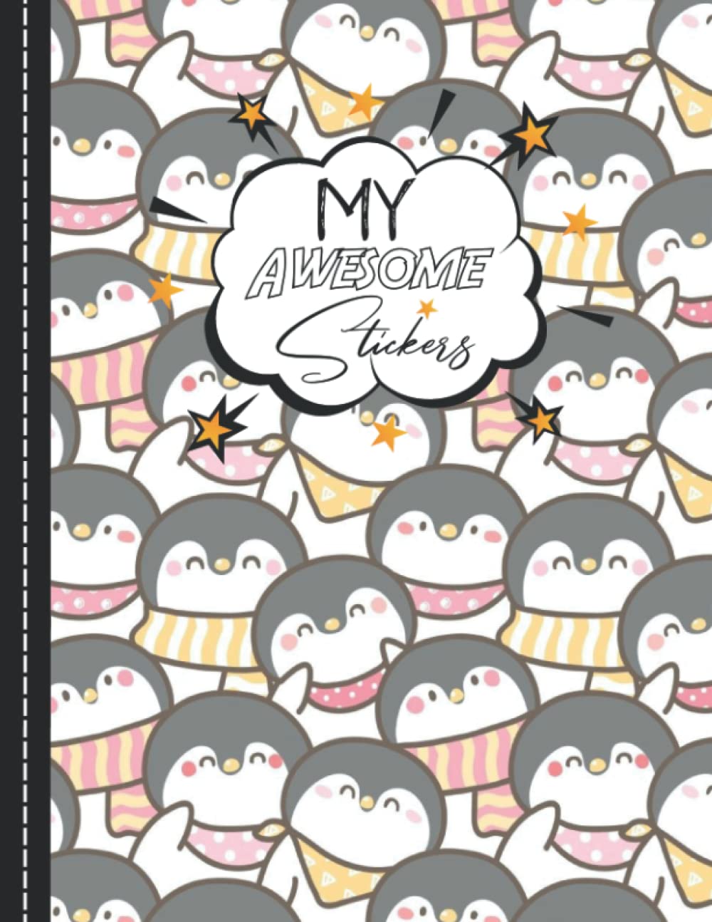 capítulo por capítulo baixar My Awesome Stickers: Penguin Sticker Notebook Blank Sticker Collecting Album & Blank Sticker Collecting Book for Kids, Children, Boys & Girls.