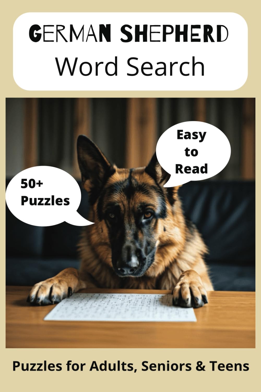 German Shepherd Dog Word Search Puzzle Book: Word Searches with Easy to Read Print about German Shepherd Dogs, Loving Pets, Training and More | 6x9... Gift for Vacations, Holidays and Free Times baixar livro de graça