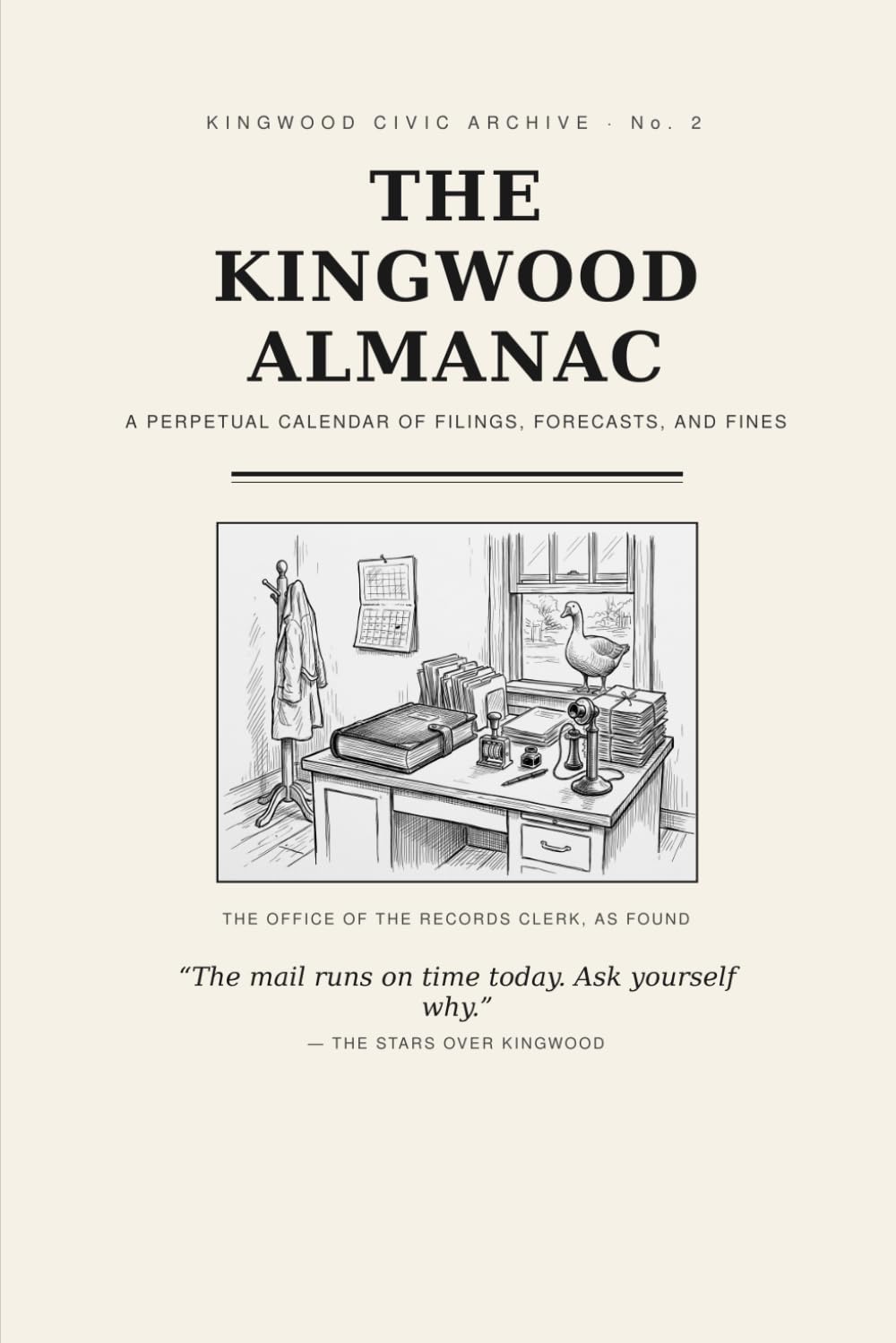 ler totalmente The Kingwood Almanac: A Perpetual Calendar of Filings, Forecasts, and Fines