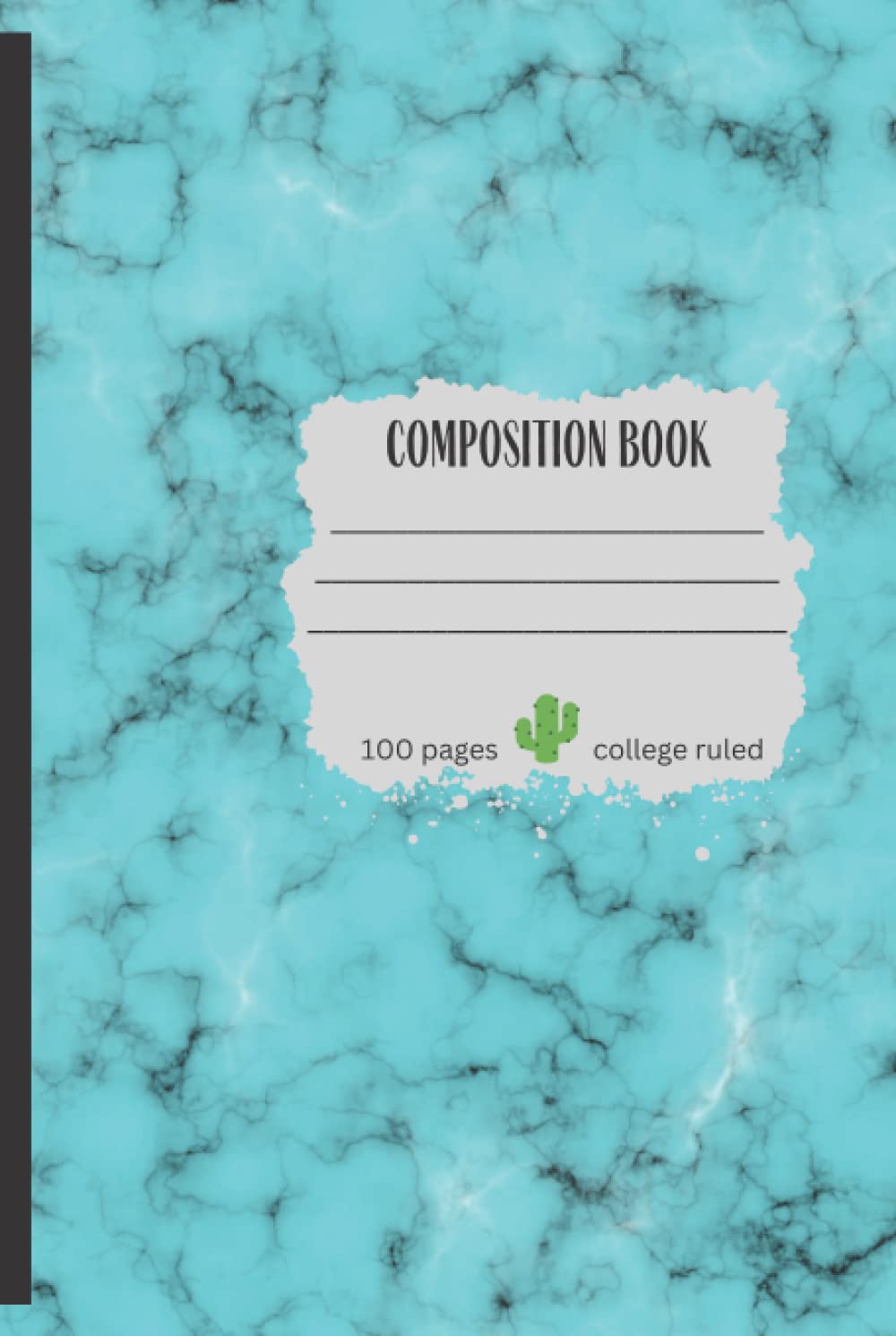 ler totalmente COMPOSITION BOOK: Turquoise western themed journal, 100 pages, ideal for those who love all things TURQUOISE