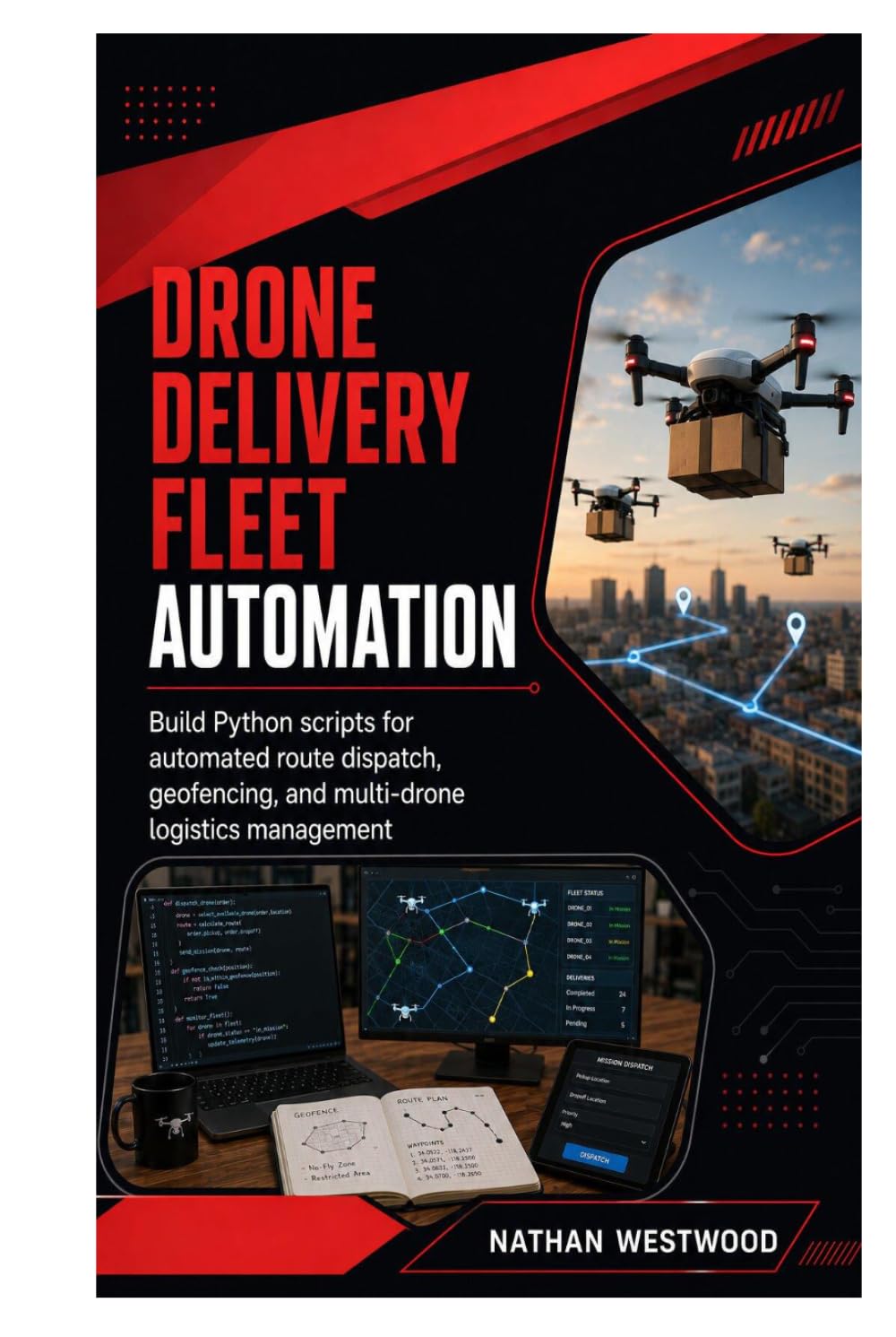 Drone Delivery Fleet Automation: Build Python scripts for automated route dispatch, geofencing, and multi-drone logistics management baixar livro de graça