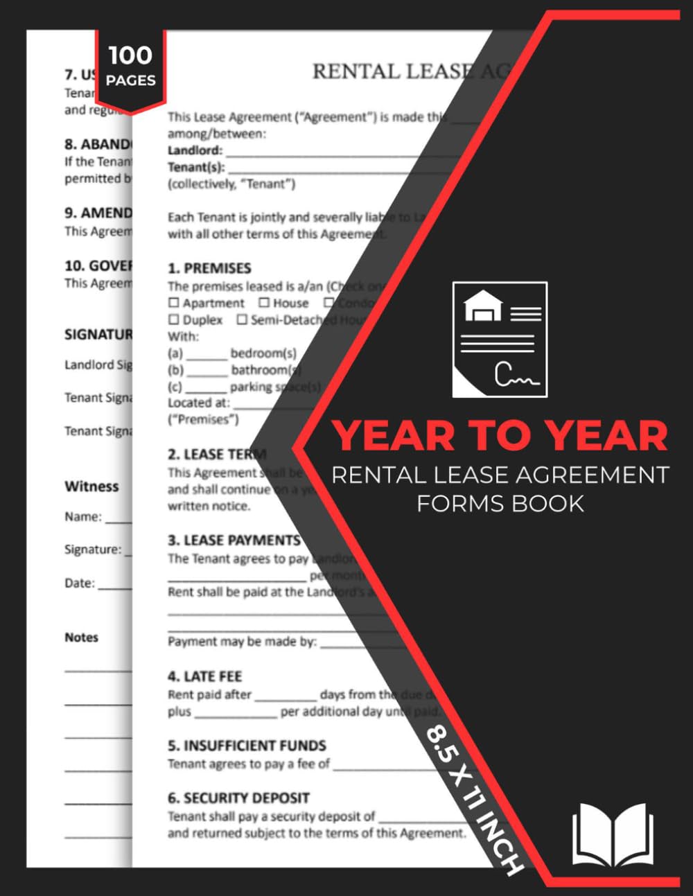 ler totalmente Year-to-Year Lease Agreement Forms Book: Annual Tenancy Agreement Form | Yearly Rental Contract Form Between Landlord and Tenant