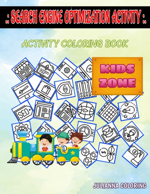 Search Engine Optimization Activity: 40 Image Music, Server, Team, Worldwide, Calendar, Tags, Team, Wallclock For Kids Age 7 Picture Quizzes Words Activity Coloring Book baixar livro de graça