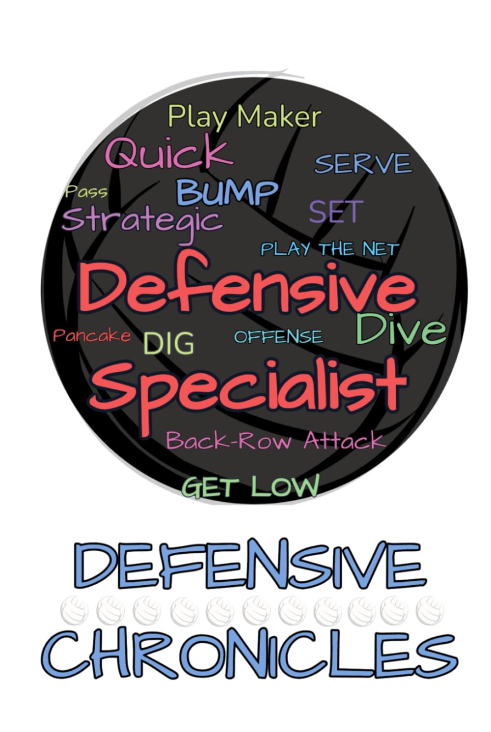 ler totalmente Defensive Chronicles: A volleyball journal | 120 pages | Lined | For Defensive Specialists who Love the Sport