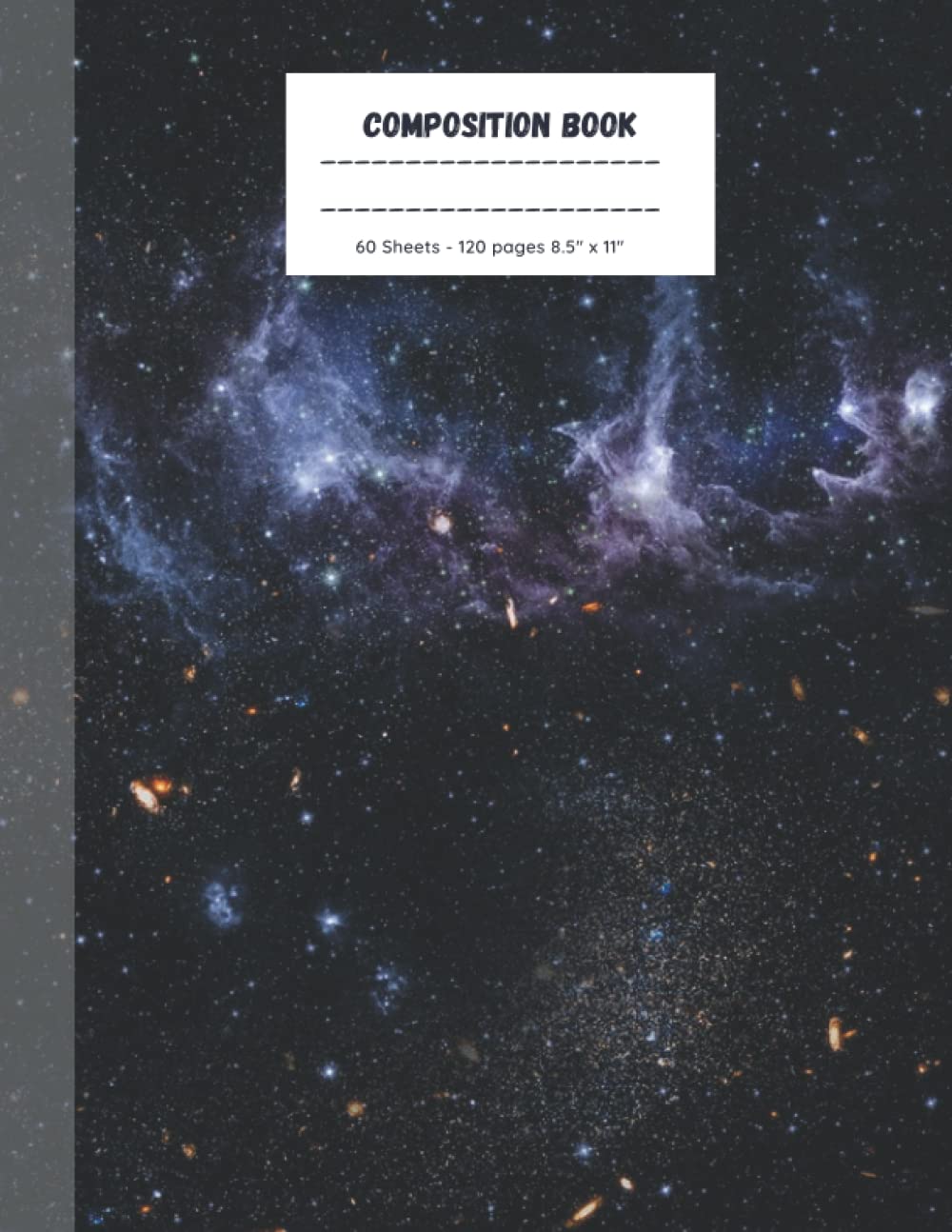 ler totalmente Galaxy Composition Notebook: College Ruled Lined Paper Notebook Journal:Large(8.5 x 11 inches) - 120 Pages: Space Workbook for Boys Girls Kids Teens... Back to School and Home College Writing Notes