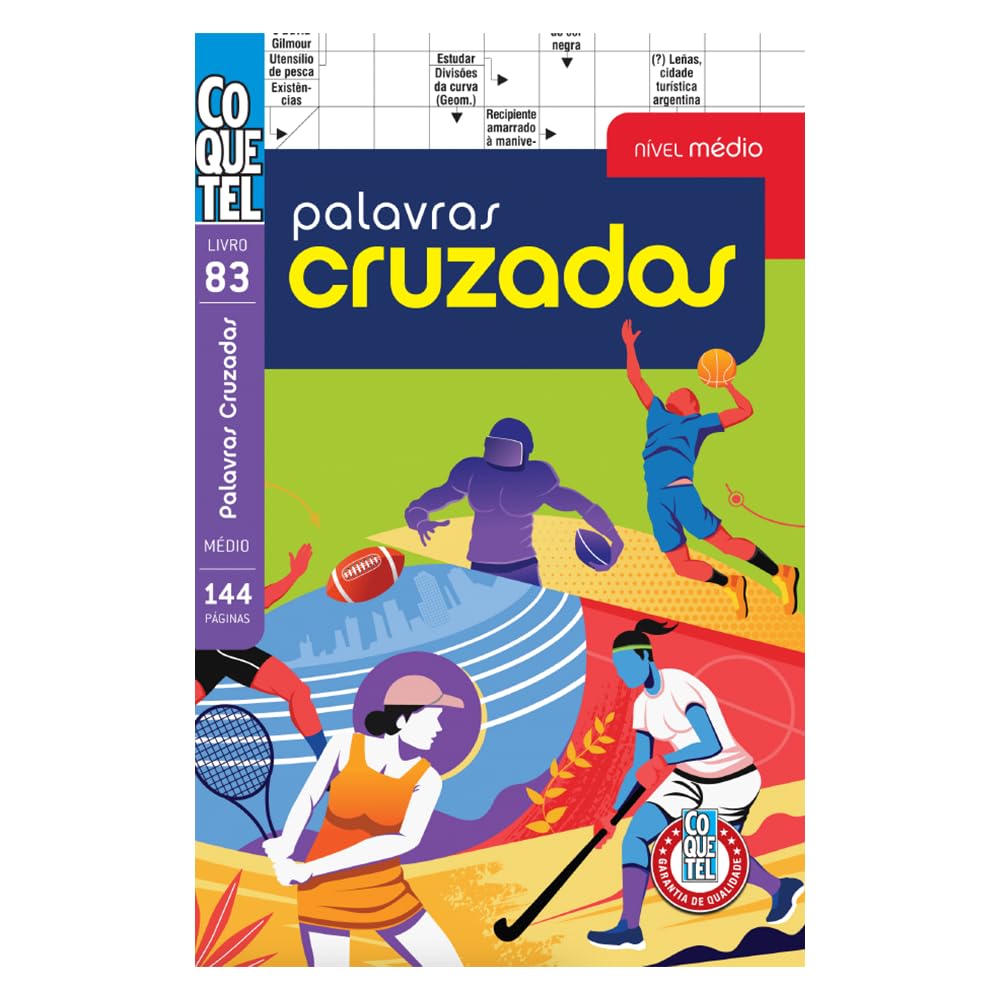 Livro Coquetel Palavras Cruzadas nível médio 86