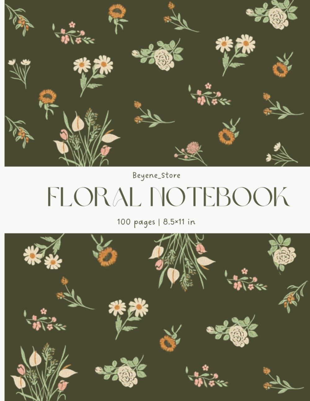Floral Notebook: Lined Notebook for Women and Girls, Botanical Writing Journal for Notes, Journaling, School and Everyday Use baixar o livro de graça