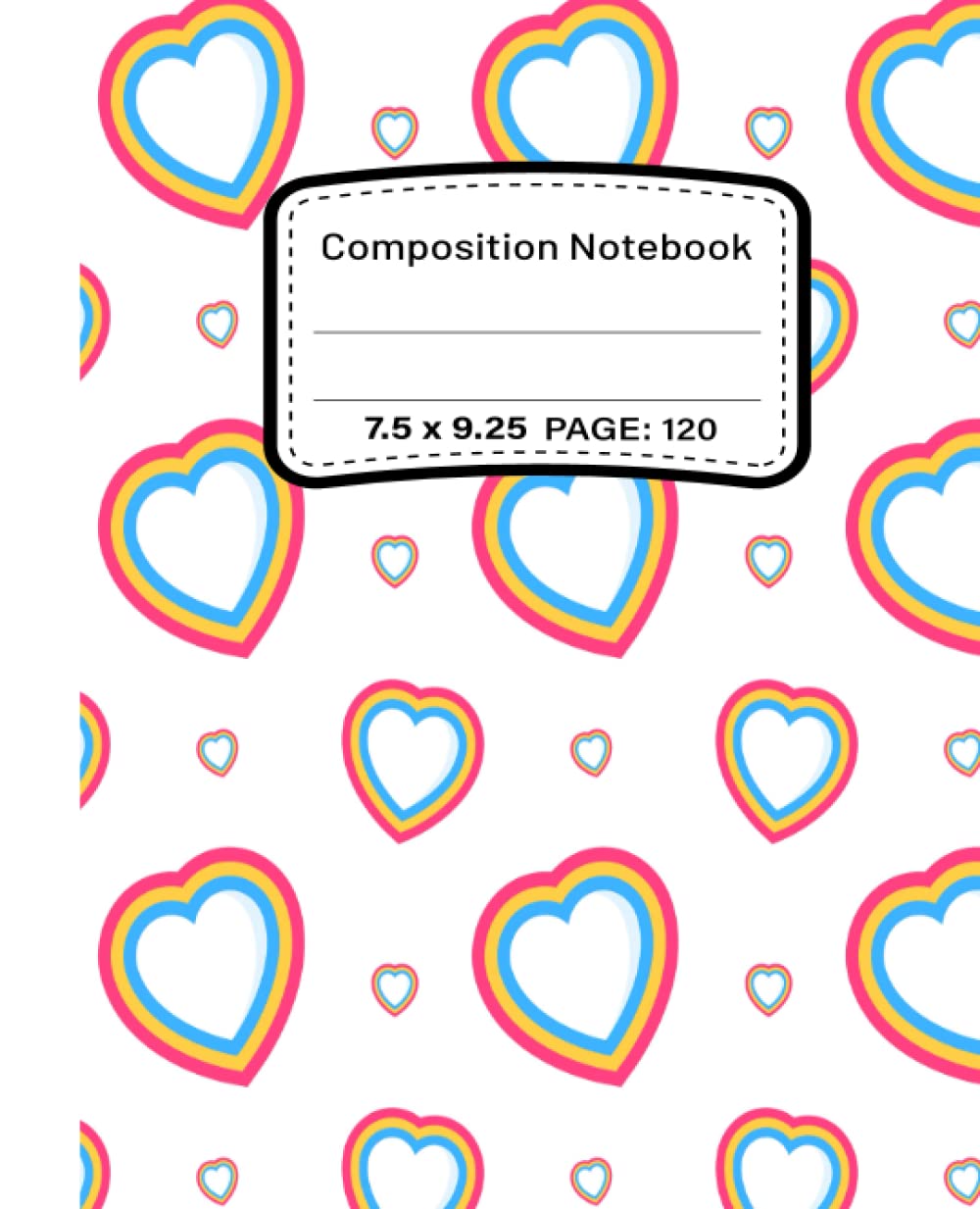 Composition Notebooks: Wide Ruled Paper Notebook Journal |cute rainbow pattern | Blank Wide Lined Workbook for Girls Boys Kids Teens Students/Composition Notebooks baixar livro de graça
