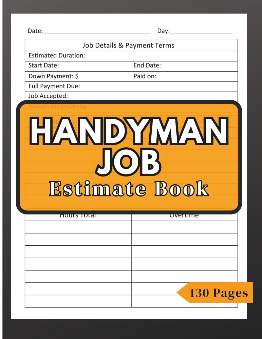 Handyman Job Estimate Book: Job Quote Record Keeping for Small Business Owners, Self-Employed, Builder, Contractors and Tradesmen | A Simple Client Log Book baixar o livro de graça