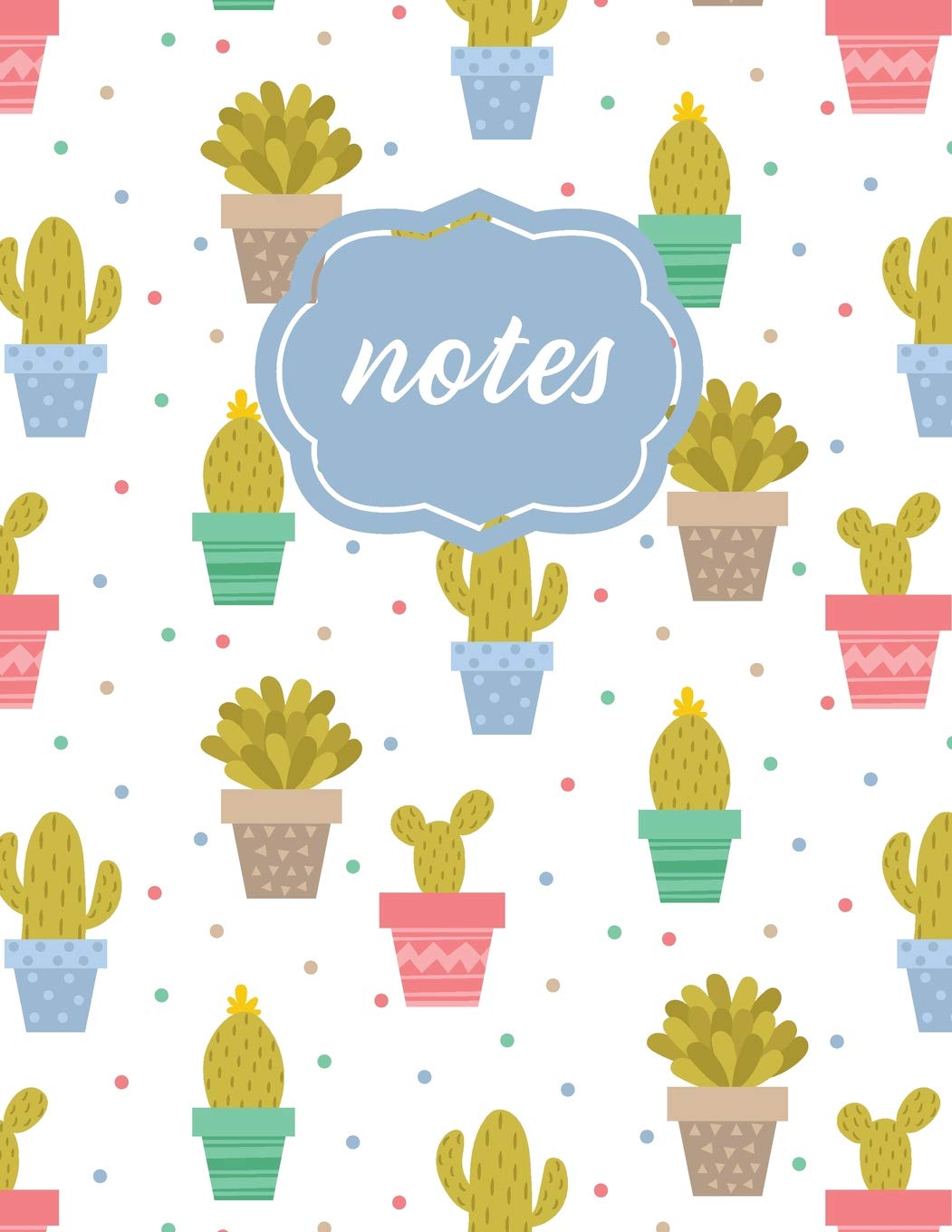 ler totalmente Notes: Cactus Notebook - Letter-Sized
