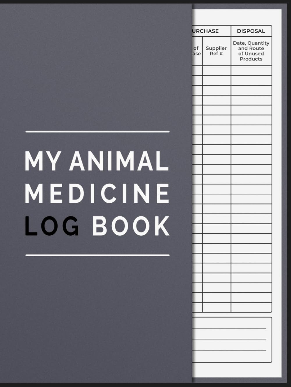 My Animal Medicine Log Book: Keep Record of All Farm Animal Medicines and Treatments Used baixar o livro de graça