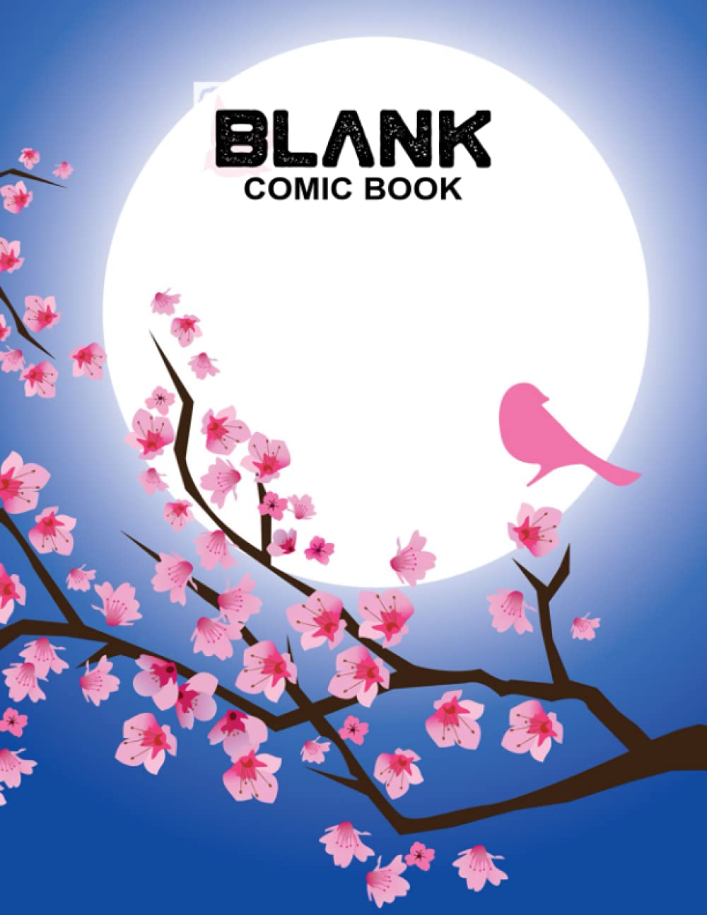 Blank Comic Book: Cherry Blossom Cover Blank Comic Book, Create Your Own Story, Journal, Notebook, Sketchbook for Kids and Adults, 120 Pages - Size 8.5" x 11" Notebook by Rico Romer baixar livro de graça