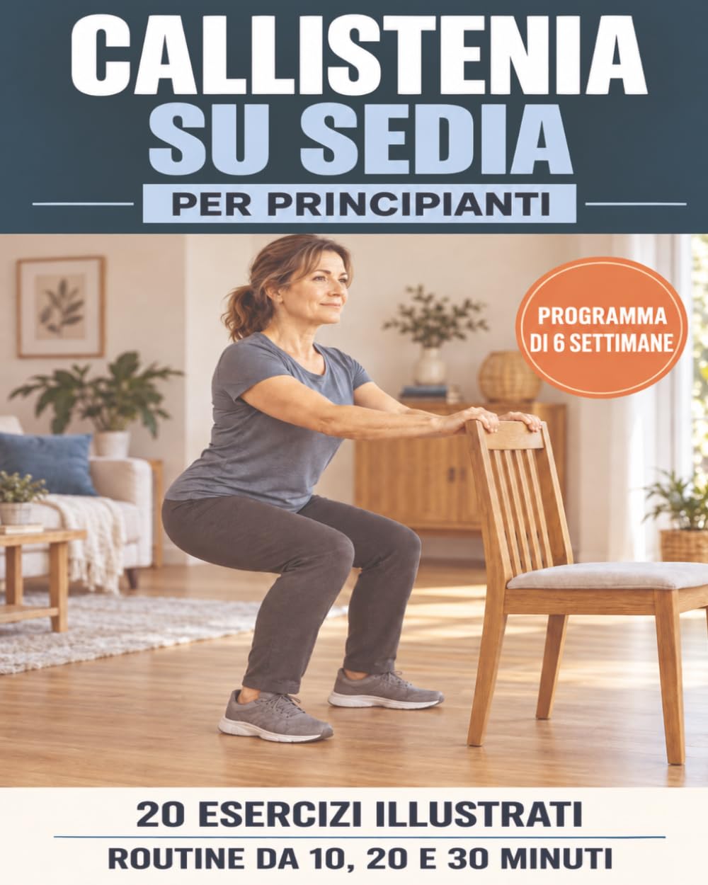 capítulo por capítulo baixar Calisthenics su sedia per principianti: 20 esercizi progressivi, routine da 10, 20 e 30 minuti e un programma guidato di 6 settimane da svolgere a casa (Italian Edition)