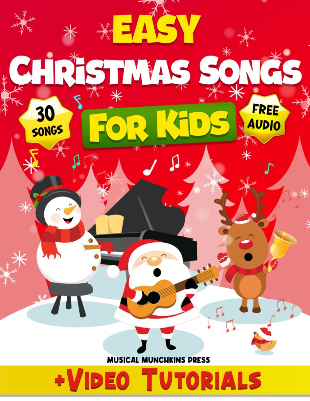 capítulo por capítulo baixar Easy Christmas Piano Songs for Kids: Learn to Play 30 Timeless Holiday Songs with Lettered Notes & Play-Along Videos