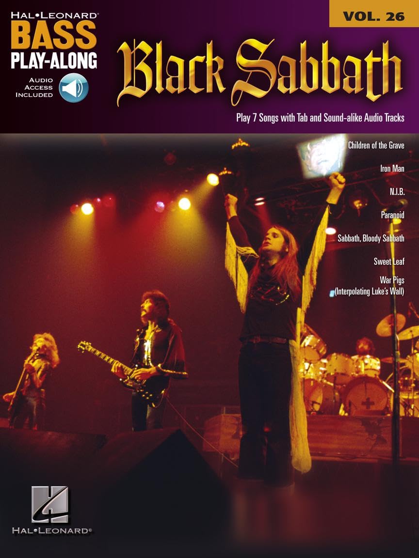 ler totalmente Black Sabbath Bass Play-Along Volume 26 Book/Online Audio