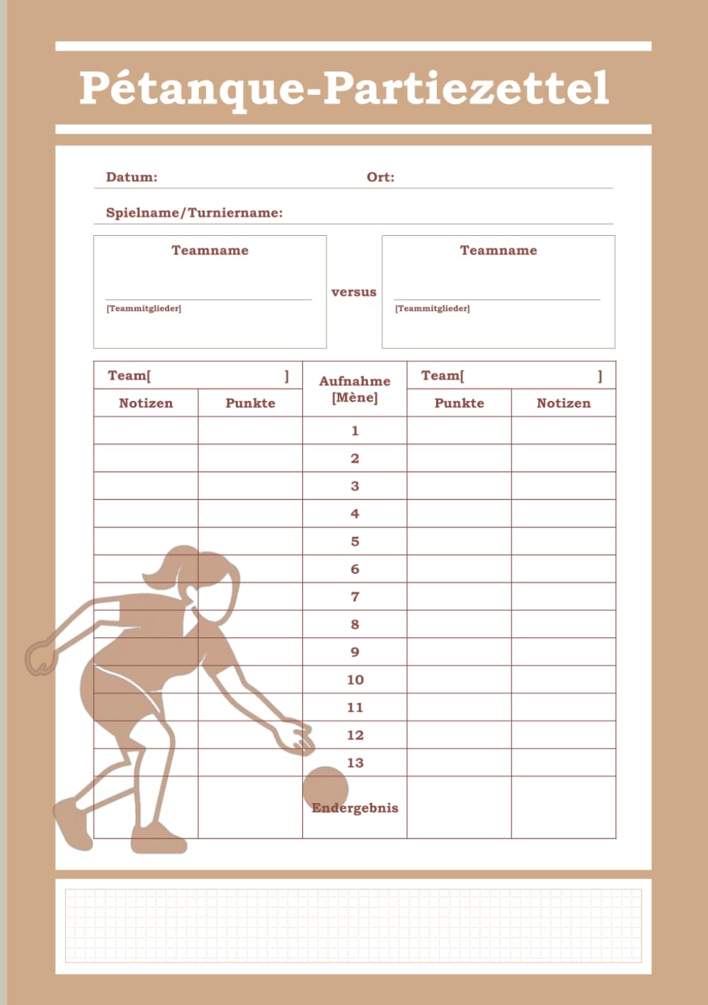 capítulo por capítulo baixar Pétanque-Partiezettel-Notizbuch A5-Format (Kompaktformat) Scoreboards und Spielfelddiagramme für 100 Spiele (German Edition)