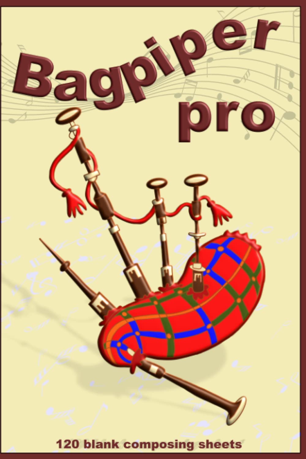 Bagpiper pro: manuscript paper, music sheets, gifts for musicians, blank music notebook, music accessories, school music books, 6 x 9 inch, 120 pages,... sheets, For beginners & advanced composers baixar o livro de graça