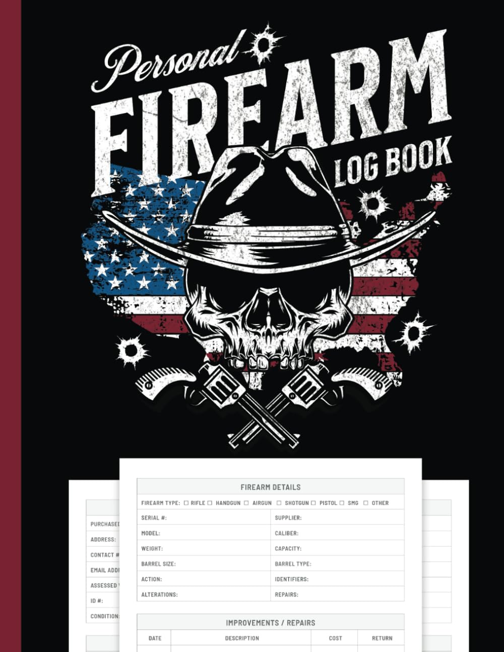 Personal Firearm Log Book: Gun Inventory, Firearms Acquisition And Disposition Record Book