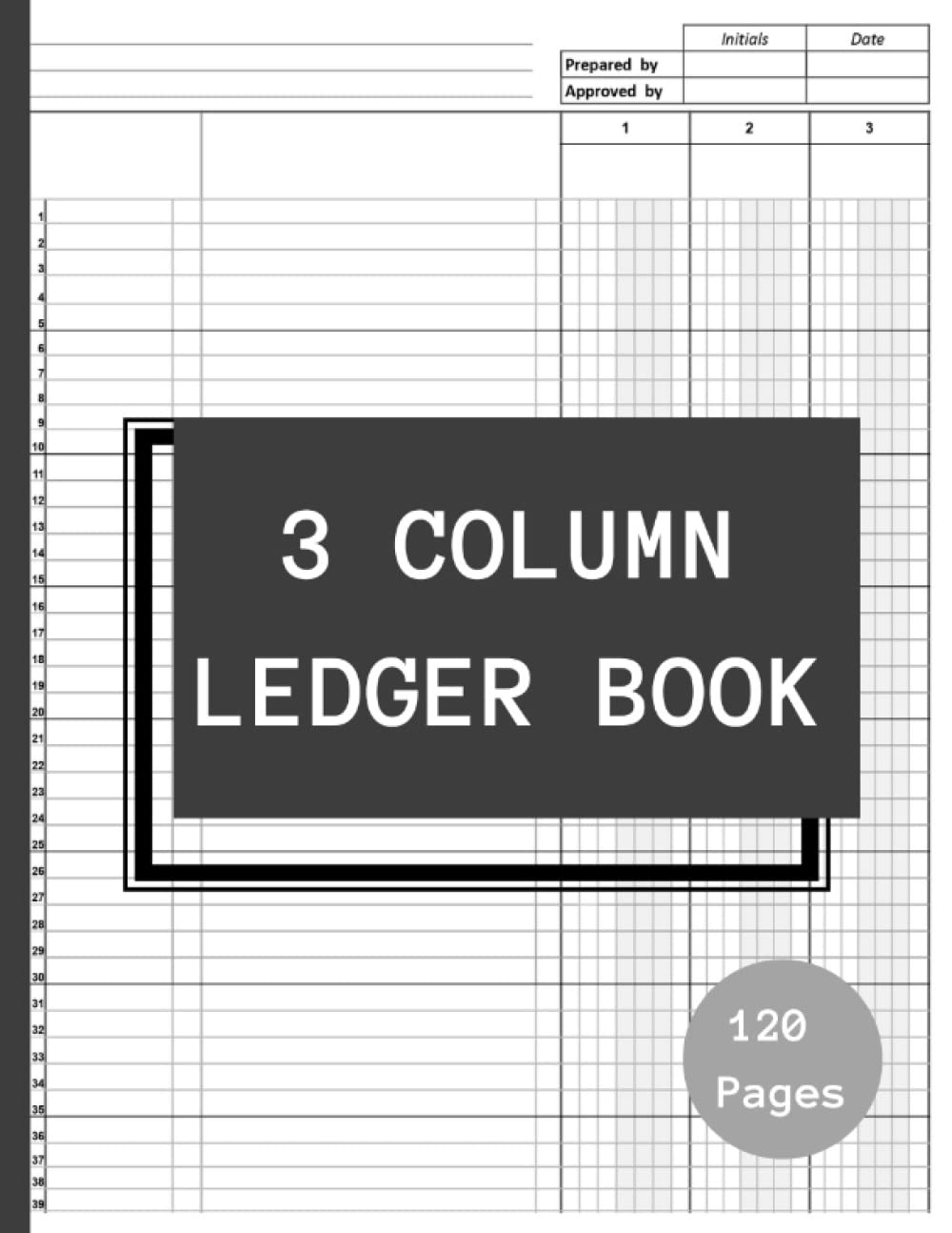 ler totalmente 3 Column Ledger Book: Simple Accounting Ledger book for Bookkeeping/Small Business and Personal finance