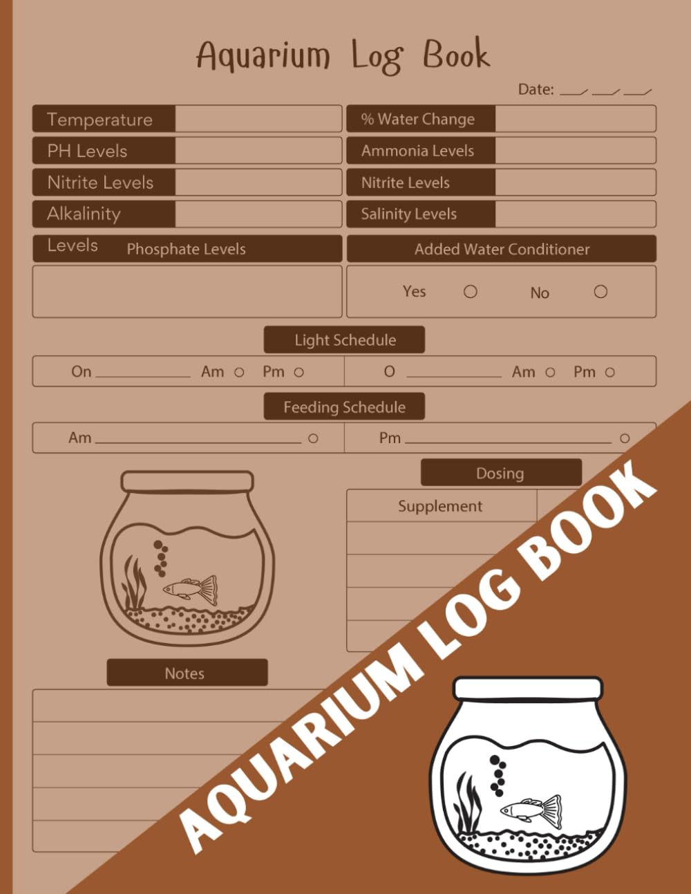 Aquarium Log Book: Track, Monitor, and Enjoy Your Aquarium Journey baixar o livro de graça