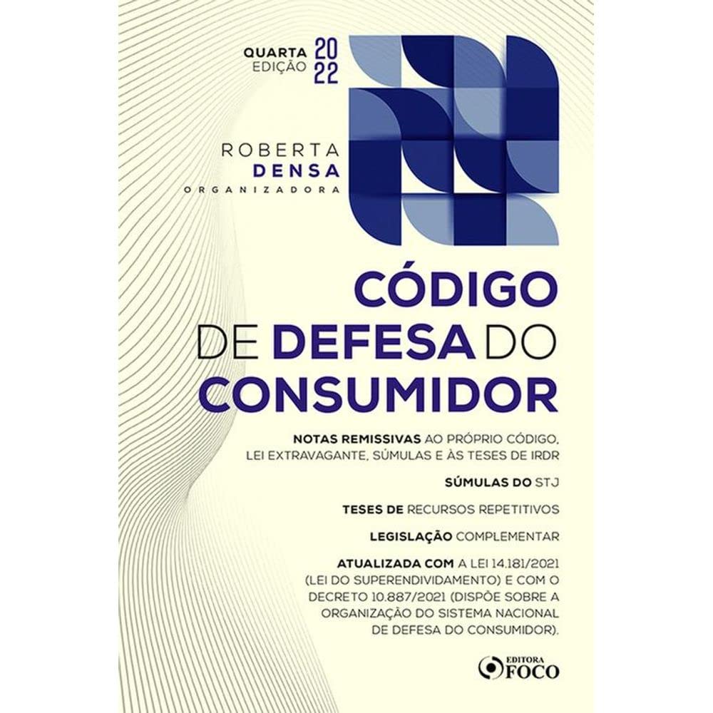 ler totalmente CÓDIGO DE DEFESA DO CONSUMIDOR - 4ª ED - 2022