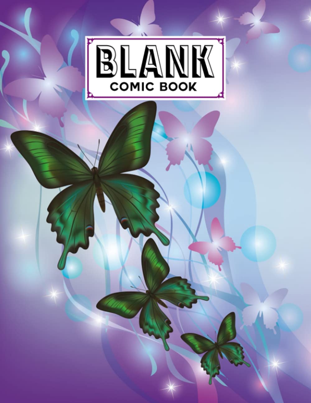 capítulo por capítulo baixar Blank Comic Book: Butterflys Cover, Create Your Own Story, Journal, Notebook, Sketchbook for Kids and Adults, 120 Pages - Size 8.5" x 11" Notebook by Hans-Peter Lemke
