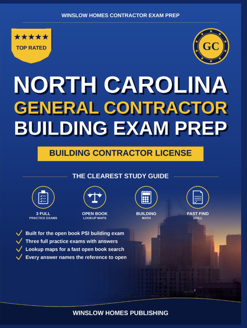 North Carolina General Contractor Building Exam Prep: Open Book Study Guide With 500+ Practice Questions, 3 Full Practice Exams, Lookup Maps, Math,... Try (Winslow Homes Contractor Exam Prep) baixar livro de graça