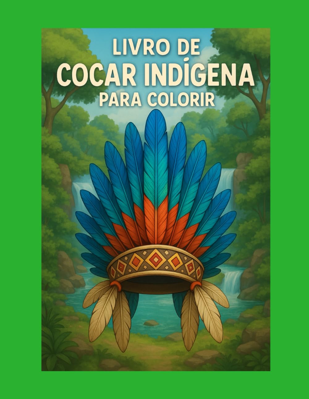 capítulo por capítulo baixar Livro de cocar indígena para colorir (Portuguese Edition)