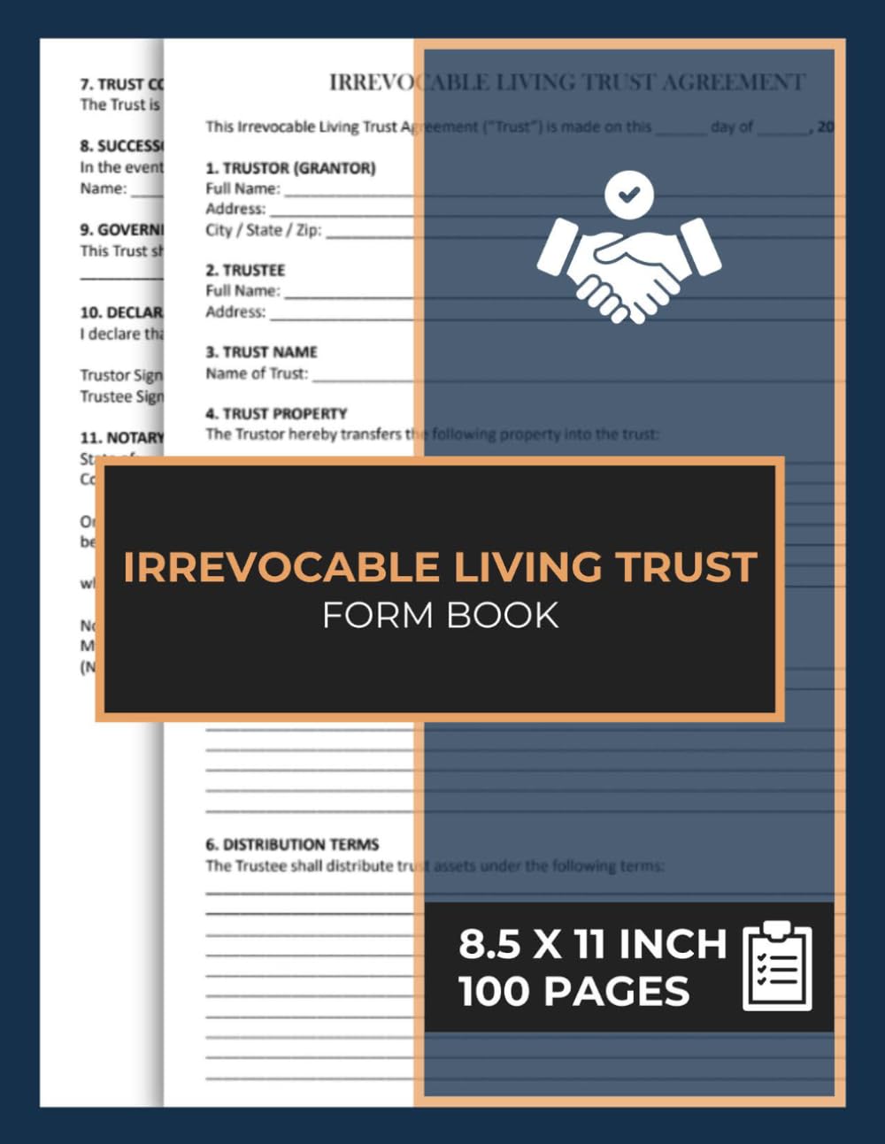 Irrevocable Living Trust Form Book: Asset Protection and Inheritance Planning Doc | Estate Planning & Wealth Transfer Forms | 50 Forms baixar o livro de graça